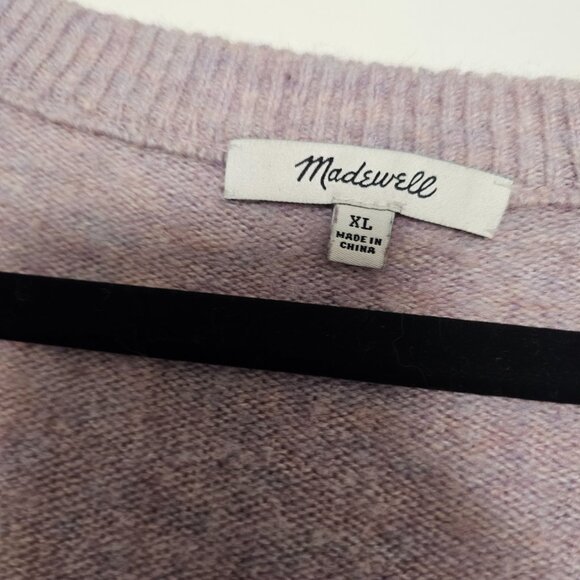 Madewell Bobble Dashwood sweater in light purple - Picture 9 of 10